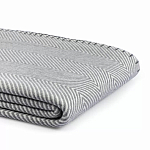 Плед из шерсти мериноса серого цвета 130×180 см Gray Waves варинант исполнения - 2 | Loft Concept в Орле