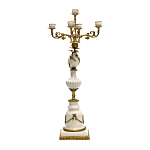 Подсвечник белый Попугай из фарфора с бронзовыми элементами Eden Garden варинант исполнения - 2 | Loft Concept в Орле