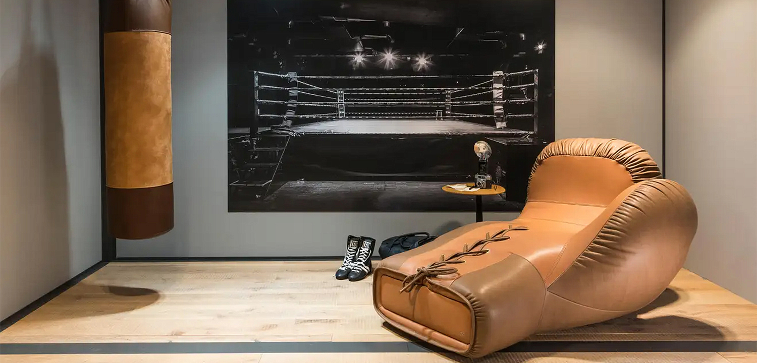 Кушетка Дизайнерская в форме Боксерской Перчатки Vintage De Sede boxing glove sectional sofa I Кушетка Дизайнерская в форме Боксерской Перчатки Vintage De Sede boxing glove sectional sofa I - Loft-Concept в Орле