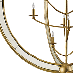 Люстра круглая с состаренными зеркальными элементами на корпусе Sample of Purity варинант исполнения - 1 | Loft Concept в Орле