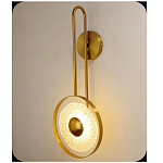 Бра бронзовое с прозрачным стеклянным плафоном Suspension варинант исполнения - 1 | Loft Concept в Орле