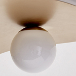 Люстра круглая с 2-мя металлическими абажурами Andromeda варинант исполнения - 3 | Loft Concept в Орле