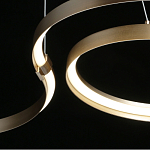 Люстра подвесная светодиодная в виде волнообразной ленты Ribbon Vortex варинант исполнения - 19 | Loft Concept в Орле