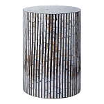 Столик с инкрустацией с перламутровым узором Dominic Black варинант исполнения - 1 | Loft Concept в Орле