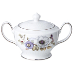 Чайный сервиз из фарфора с рисунком цветов на 6 персон 14 предметов Garden Whisper Porcelain Set  варинант исполнения - 4 | Loft Concept в Орле