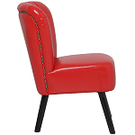 Кресло с обивкой из эко-кожи Harper Armchair Red варинант исполнения - 3 | Loft Concept в Орле
