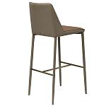 Стул барный с терракотовой обивкой из экокожи Spectacular High Chair варинант исполнения - 2 | Loft Concept в Орле
