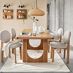 Деревянный стул из массива дуба Reed Oak Chair варинант исполнения - 6 | Loft Concept в Орле