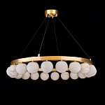 Люстра круглая с сферическими плафонами из натурального камня Phased Spheres варинант исполнения - 1 | Loft Concept в Орле