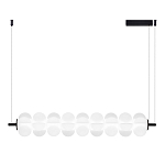 Светодиодный подвесной светильник линейный с белым воздушным плафоном Glowing Cloud варинант исполнения - 1 | Loft Concept в Орле