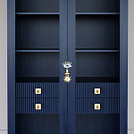 Дизайнерский шкаф витрина Elsa Dreams Blue с 4-мя ящиками варинант исполнения - 2 | Loft Concept в Орле