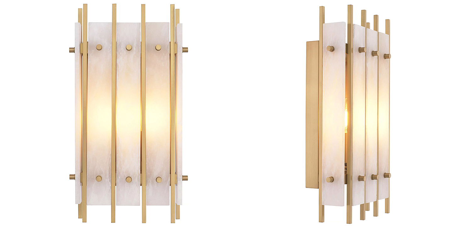 Бра Eichholtz Wall Lamp Sparks S Alabaster Бра Eichholtz Wall Lamp Sparks S Alabaster - Loft-Concept в Орле