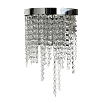 Бра Хром с каскадом сияющих кристаллов Shining Waterfall варинант исполнения - 1 | Loft Concept в Орле