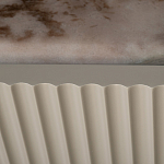 Тумба под телевизор серая с мраморной столешницей Uniqueness Marble варинант исполнения - 4 | Loft Concept в Орле