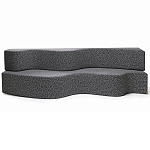 Дизайнерский модульный диван волнистой формы с цветным принтом Poltronova Superonda Sofa варинант исполнения - 2 | Loft Concept в Орле