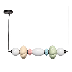 Подвесной светильник линейный с керамическими элементами 24W LED Fragrant Light варинант исполнения - 3 | Loft Concept в Орле