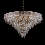 Люстра с каскадом из прозрачного хрусталя Constant Sparks варинант исполнения - 14 | Loft Concept в Орле