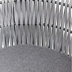 Кресло с декоративным плетением на спинке и подлокотниках Armchair Weaving варинант исполнения - 8 | Loft Concept в Орле