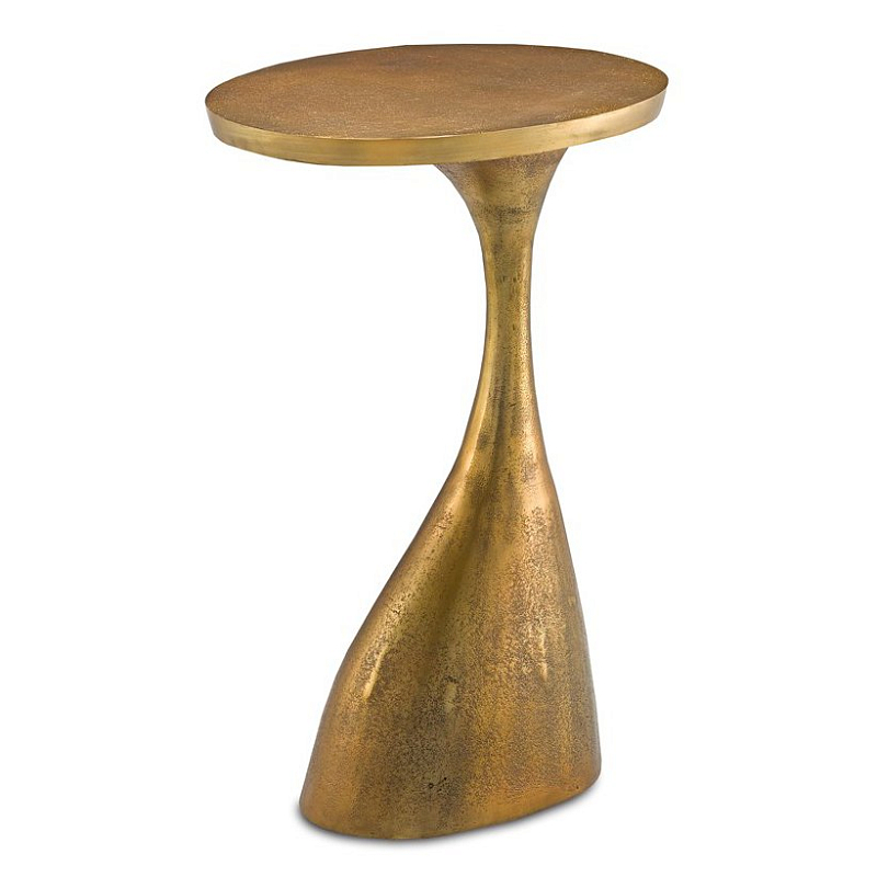 Приставной стол Ishaan Accent Table Латунь Античная полированная Приставной стол Ishaan Accent Table Латунь Античная полированная в Орле | Loft Concept