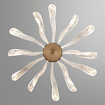 Люстра с крупными рельефным декором в виде лепестков 60 см Ethereal Bloom варинант исполнения - 4 | Loft Concept в Орле