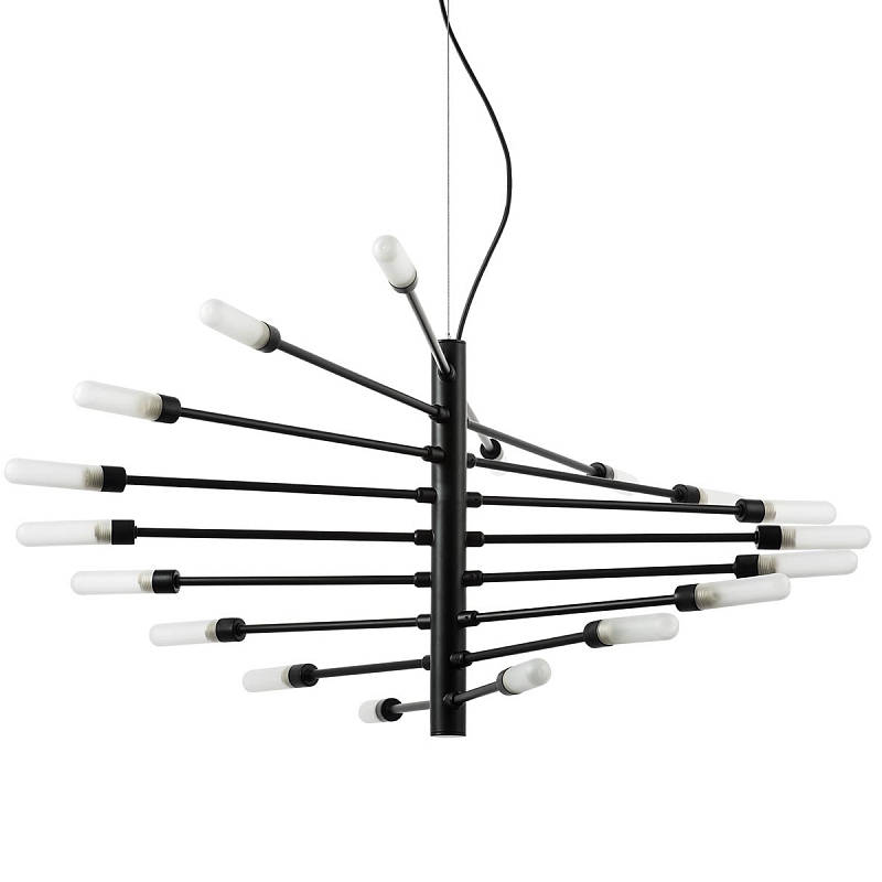 Люстра Gradenigo Chandelier Черный Белый Люстра Gradenigo Chandelier Черный Белый в Орле | Loft Concept