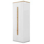 Шкаф платяной с белым глянцевым фасадом Grace of Furniture варинант исполнения - 2 | Loft Concept в Орле
