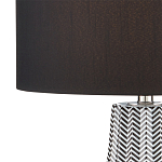 Настольная лампа с черно-белым узором Wavy Stripes варинант исполнения - 1 | Loft Concept в Орле