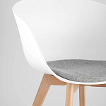 Стул из пластика с мягким сиденьем Eames варинант исполнения - 7 | Loft Concept в Орле