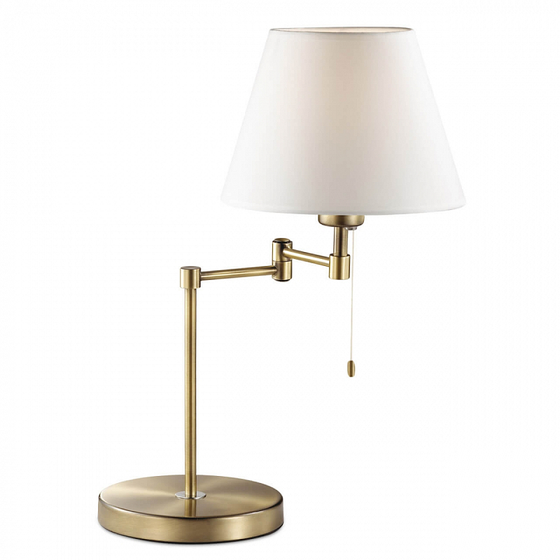 Настольная лампа Selvo Bronze Table lamp Белый Бронза Настольная лампа Selvo Bronze Table lamp Белый Бронза в Орле | Loft Concept