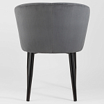 Мягкое кресло на металлических ножках Shaggy Dark Grey варинант исполнения - 3 | Loft Concept в Орле