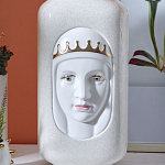 Ваза с золотисто-белыми фрагментами Faces of Imagination варинант исполнения - 5 | Loft Concept в Орле