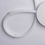 Люстра белого цвета с тремя изогнутыми светодиоидными плафонами Luke Lampco Tracer Lamp варинант исполнения - 3 | Loft Concept в Орле