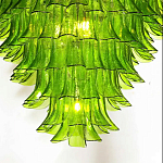 Люстра из семи ярусов зеленого стекла Independence варинант исполнения - 7 | Loft Concept в Орле
