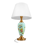 Настольная лампа голубая с изображением птиц Slip Away варинант исполнения - 3 | Loft Concept в Орле