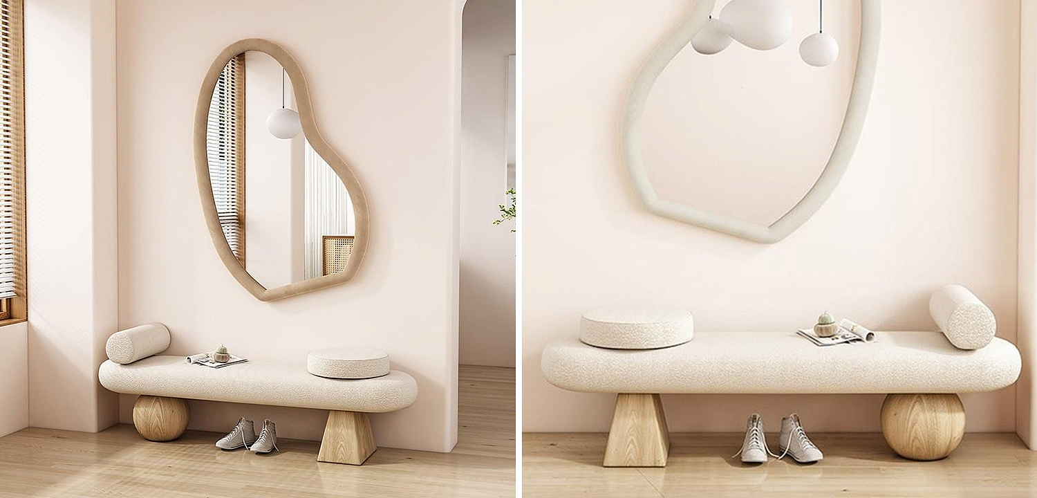 Банкетка Hollie Wooden Forms Bench Банкетка Hollie Wooden Forms Bench - Loft-Concept в Орле