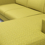 Мебельная ткань Шенилл горчичный цвет 142 см T4-62 варинант исполнения - 10 | Loft Concept в Орле