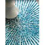 Приставной столик с инкрустацией раковинами устриц Bone Inlay варинант исполнения - 3 | Loft Concept в Орле