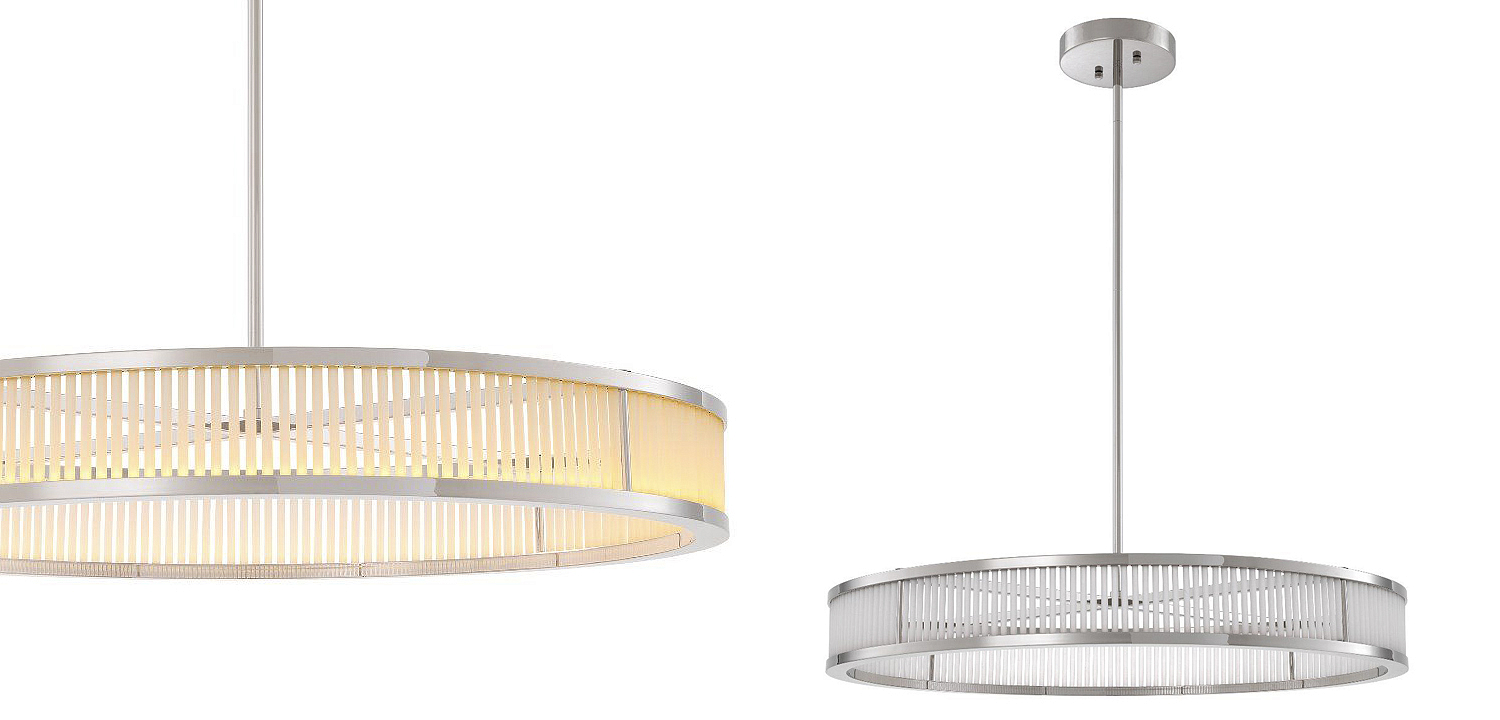Люстра Eichholtz Chandelier Thibaud L Nickel Люстра Eichholtz Chandelier Thibaud L Nickel - Loft-Concept в Орле
