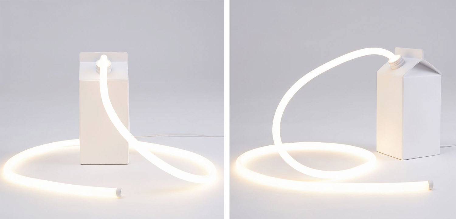 Настольная лампа Seletti Daily Glow Milk Настольная лампа Seletti Daily Glow Milk - Loft-Concept в Орле