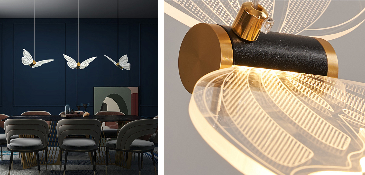 Люстра Glass butterfly chandelier B Люстра Glass butterfly chandelier B - Loft-Concept в Орле