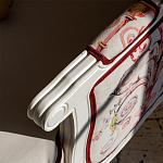 Кресло из массива бука бежевое с растительным орнаментом Raffael Beige Floral Armchair варинант исполнения - 3 | Loft Concept в Орле