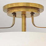 Потолочный светильник с круглым матовым белым плафоном Hinkley варинант исполнения - 6 | Loft Concept в Орле