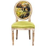 Стул из натурального бука с цветочным принтом Impressionism in Color варинант исполнения - 1 | Loft Concept в Орле