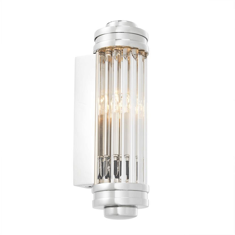 Бра Wall Lamp Gascogne XS Nickel Никель Прозрачное Стекло Бра Wall Lamp Gascogne XS Nickel Никель Прозрачное Стекло в Орле | Loft Concept