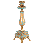 Подсвечник из фарфора с бронзовыми элементами Eden Garden варинант исполнения - 1 | Loft Concept в Орле