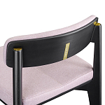 Барный стул из массива ясеня с обивкой из рогожки Elegant Ash Shape варинант исполнения - 5 | Loft Concept в Орле