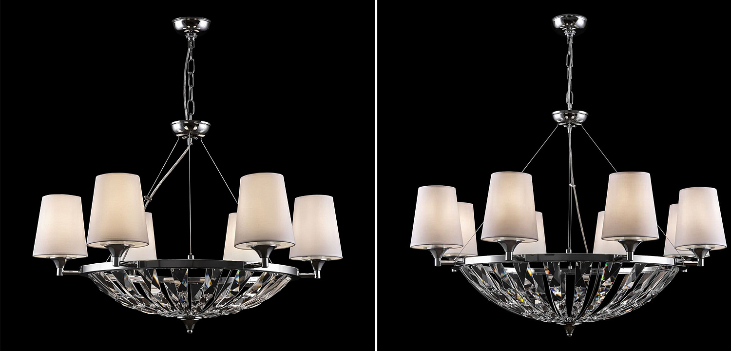 Люстра Odarnat Chandelier chrome Люстра Odarnat Chandelier chrome - Loft-Concept в Орле