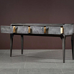 Консоль прямоугольная серая с 4-мя выдвижными ящиками Grany варинант исполнения - 3 | Loft Concept в Орле