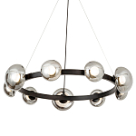 Светодиодная кольцевая люстра IONA Сhandelier black варинант исполнения - 1 | Loft Concept в Орле