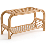 Скамья для прихожей из стеблей ротанга Willa Rattan Bench варинант исполнения - 1 | Loft Concept в Орле